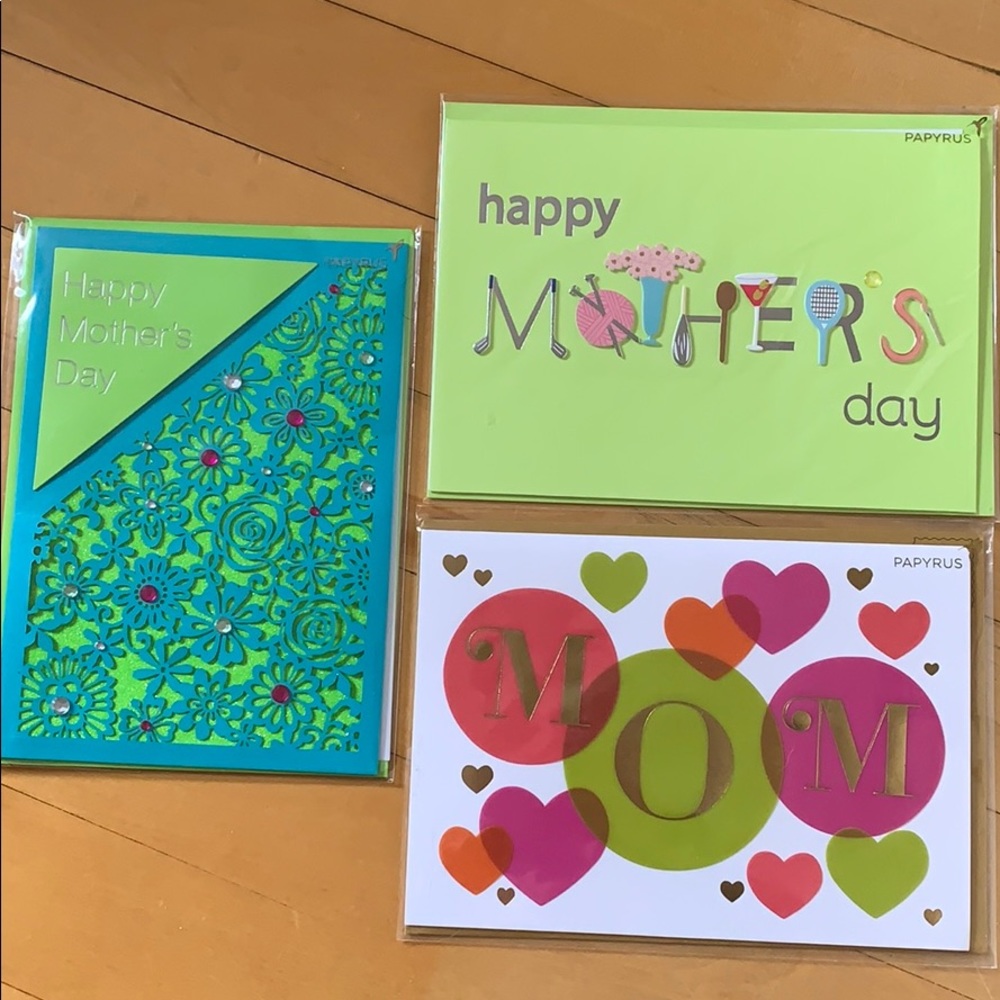 3 Papyrus Mother’s Day Card (brand new)